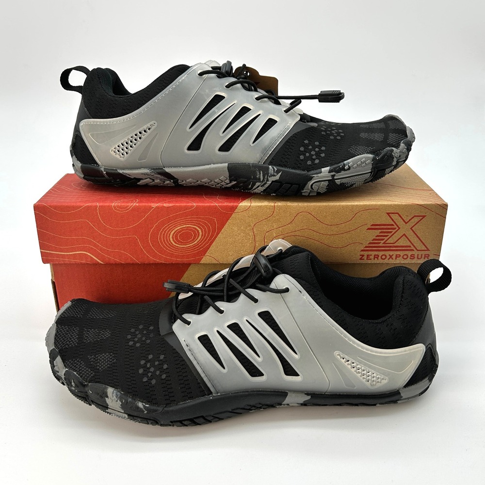 Water Shoes ZeroXposur Tigerlilly Womens Size 10 Black Gray Barefoot Style NEW